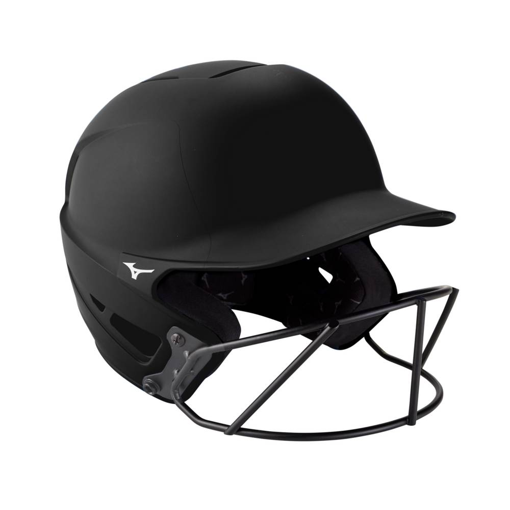 Damske Prilba Mizuno F6 Fastpitch Softball Batting Čierne Vypredaj NOBW36807
